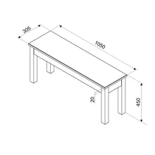 Load image into Gallery viewer, Linea Bench For 1200Mm Table