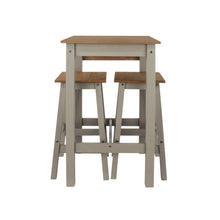 Load image into Gallery viewer, Linea Drop Leaf Breakfast Table &amp; 2 High Stools Set