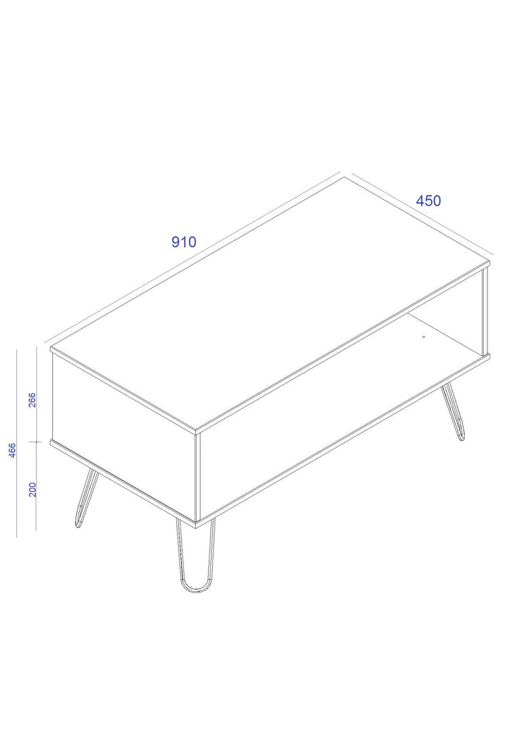 Open Coffee Table White