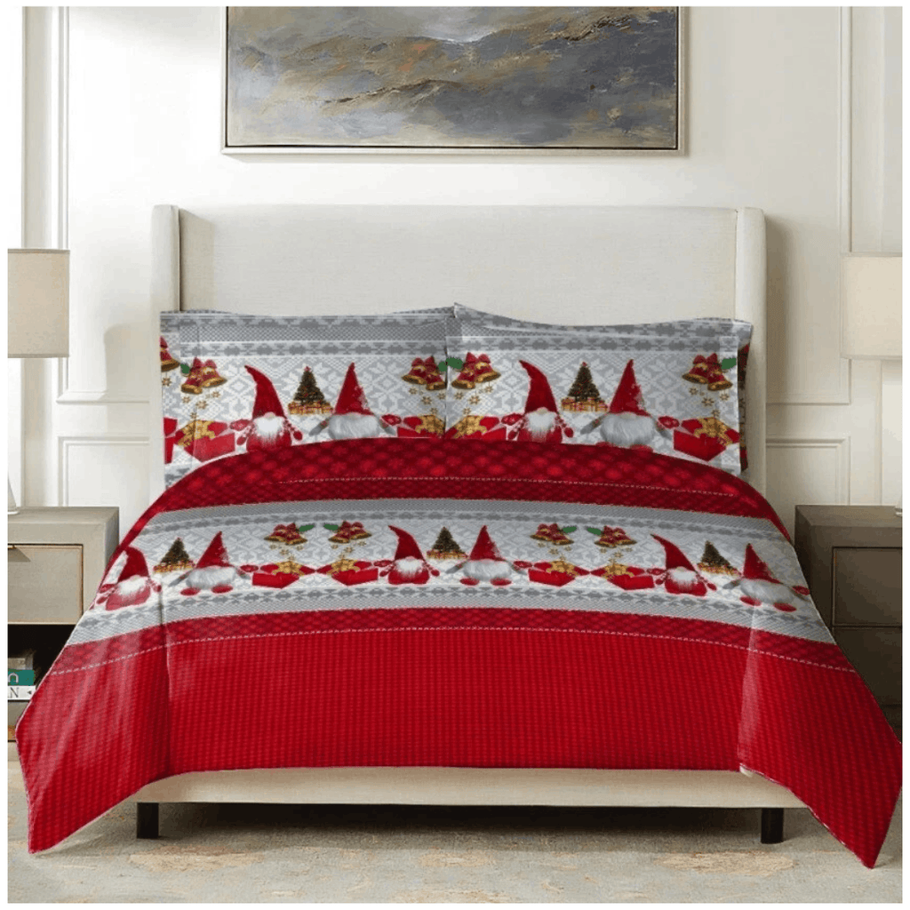 Christmas Santa Reversible Duvet Cover Set