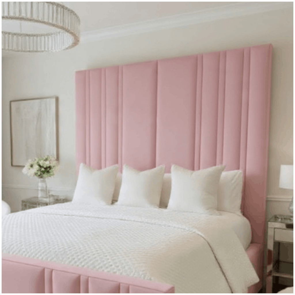80-Inch High Panel Bed with Optional Storage
