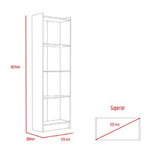 Load image into Gallery viewer, 4 Shelf Bookcase