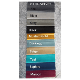 Deluxe Plush Velvet Chesterfield Wingback Bed