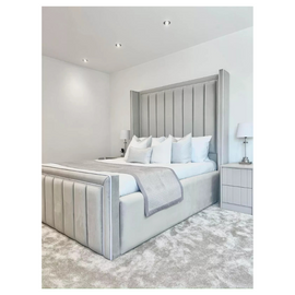 Elegant Wingback Line Bed | 60