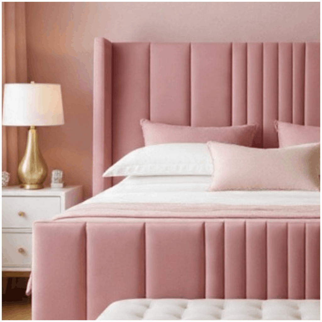 Seoul Wingback Gas Lift Ottoman Divan Bed