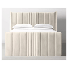 Load image into Gallery viewer, Elegant Plush Velvet Seoul Wingback Storage Bed