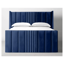 Load image into Gallery viewer, Elegant Plush Velvet Seoul Wingback Storage Bed