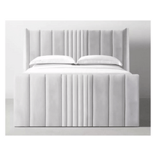 Load image into Gallery viewer, Elegant Plush Velvet Seoul Wingback Storage Bed