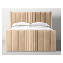 Load image into Gallery viewer, Elegant Plush Velvet Seoul Wingback Storage Bed