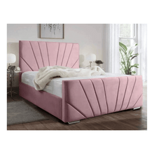 Load image into Gallery viewer, Elegant Victoria Plush Velvet Storage Bed
