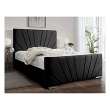 Load image into Gallery viewer, Elegant Victoria Plush Velvet Storage Bed