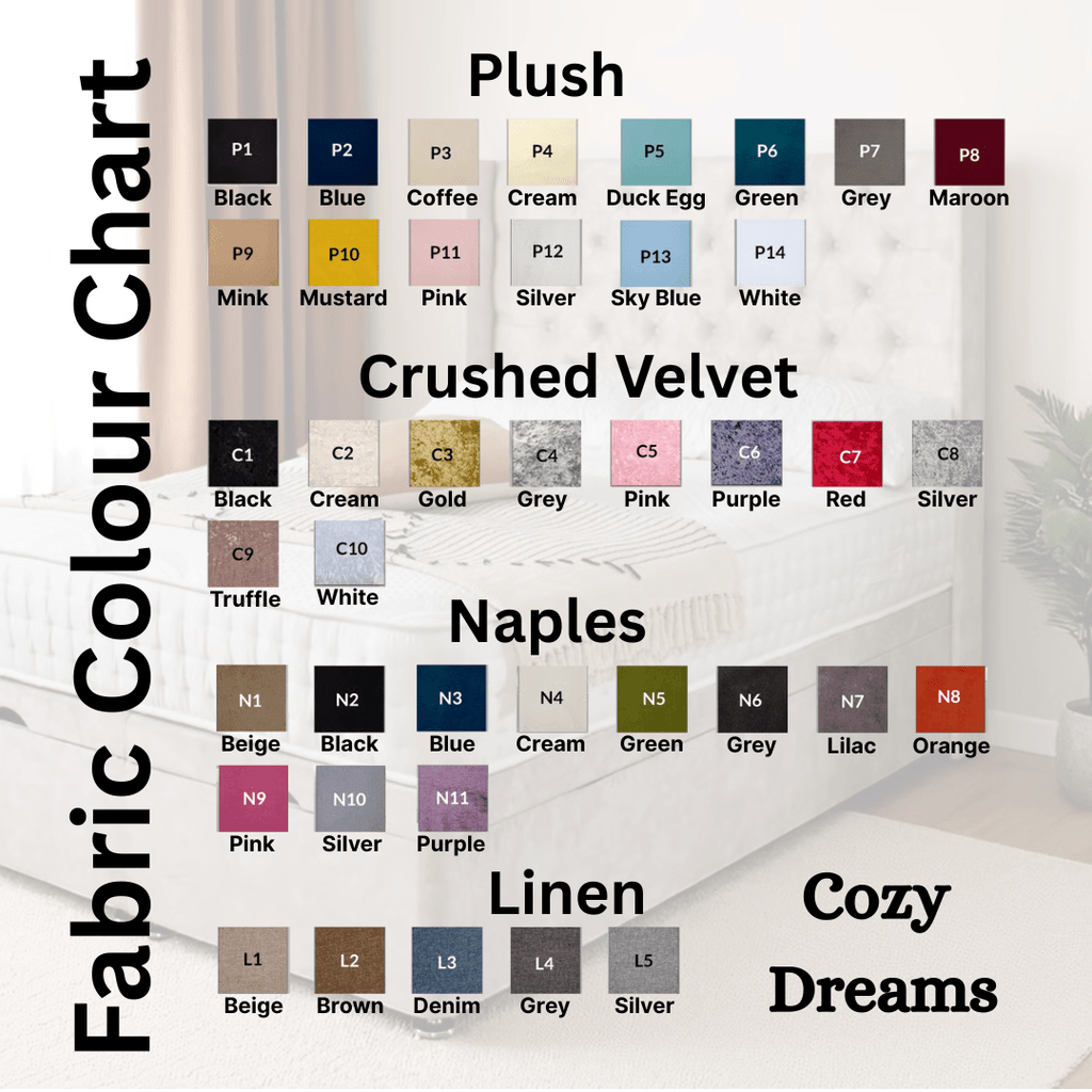 Fabric Colour Chart