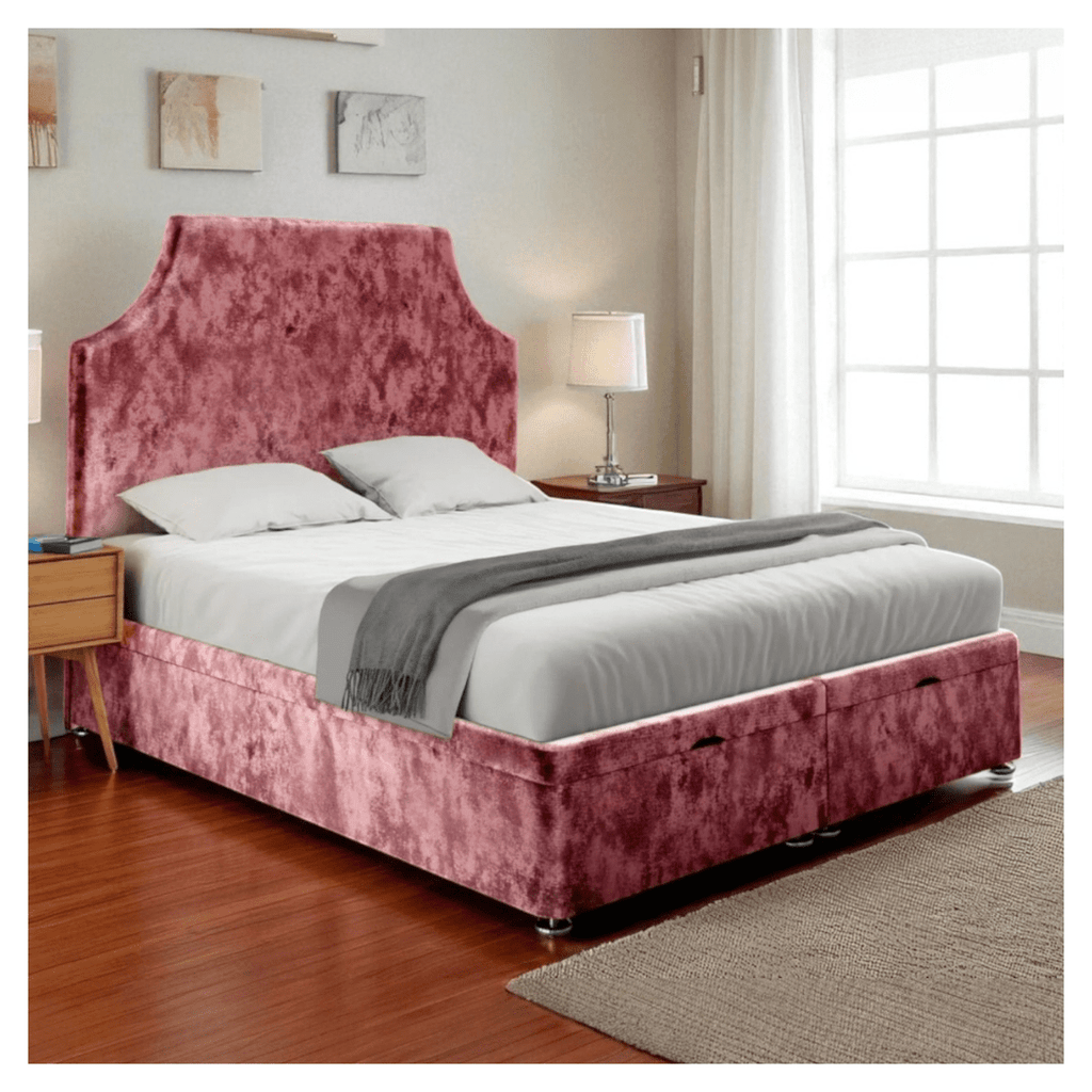 Grace Curve Storage Ottoman Bed