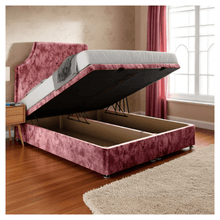 Load image into Gallery viewer, Grace Curve Storage Ottoman Bed