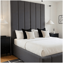 Load image into Gallery viewer, Hannah 80" High Headboard Panel Bed