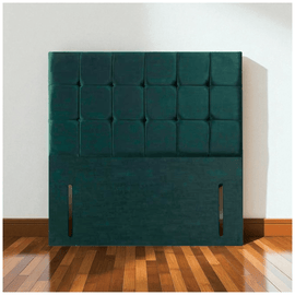 Luxe Square-Tufted Velvet Headboard