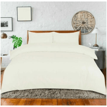 Load image into Gallery viewer, Luxury Egyptian Cotton Duvet Set with Fitted Sheet