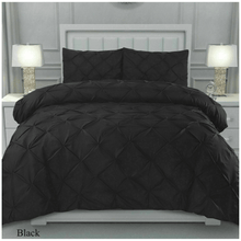 Load image into Gallery viewer, Luxury Pintuck Bedding Set 68 Pick Poly Cotton Duvet Set