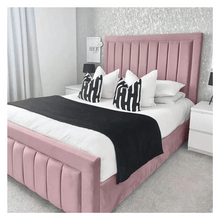 Load image into Gallery viewer, Luxury Plush Velvet Diva Bed with Gas Lift Storage