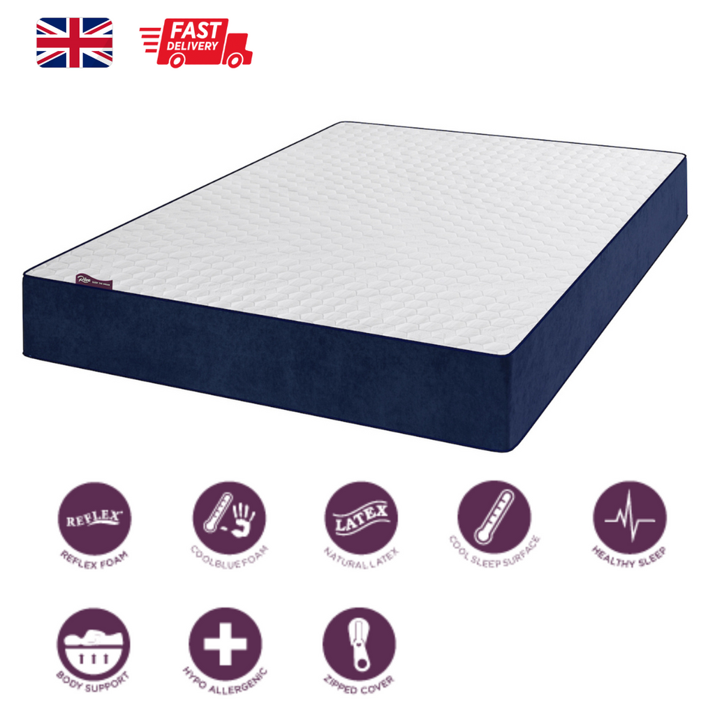 Memory Foam Mattress Cool Blue Sapphire