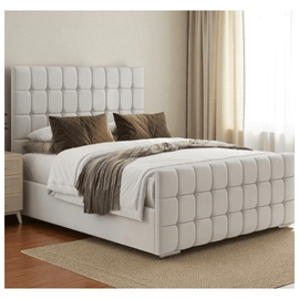 Modern Grid Luxe Bed Frame