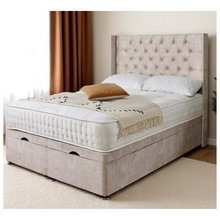 Load image into Gallery viewer, Modern Ottoman Divan Bed With Lift Up Storage