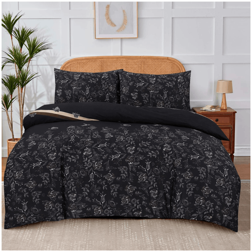 Modern Reversible Printed Duvet Cover Set