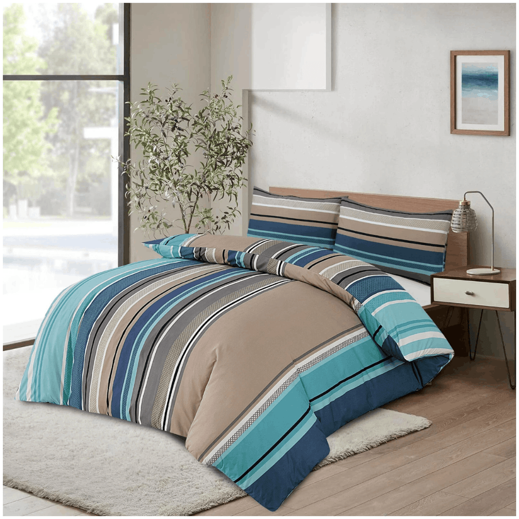 Modern Reversible Printed Duvet Cover Set