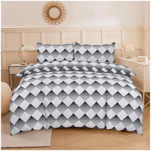 Load image into Gallery viewer, Modern Reversible Printed Duvet Cover Set