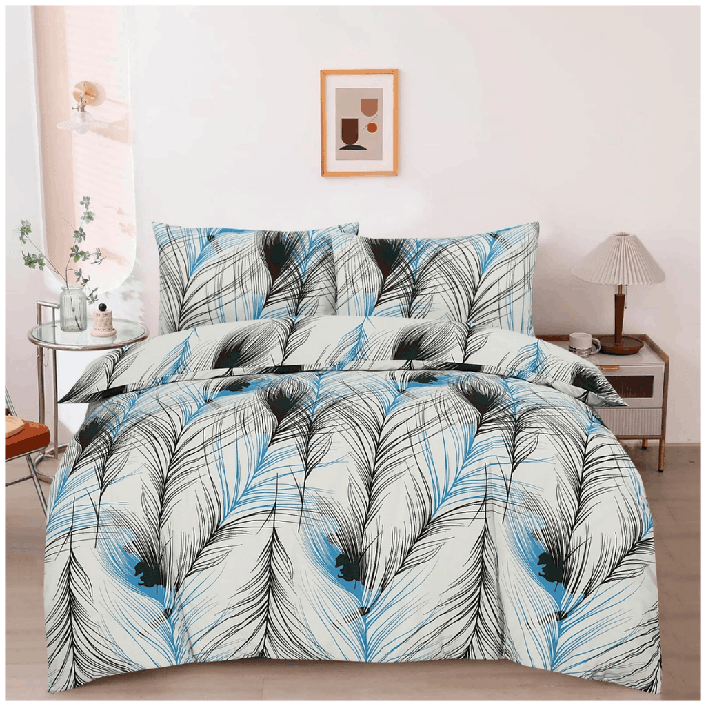 Modern Reversible Printed Duvet Cover Set