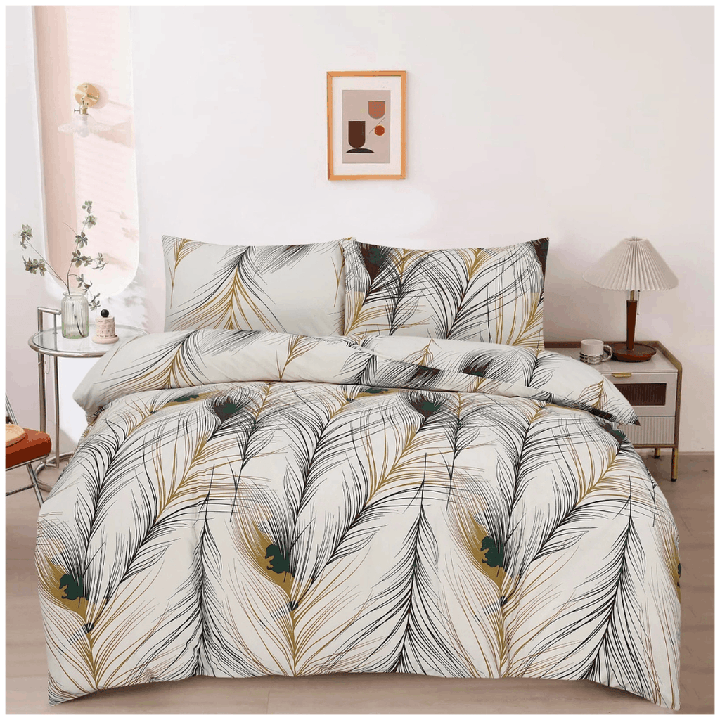 Modern Reversible Printed Duvet Cover Set