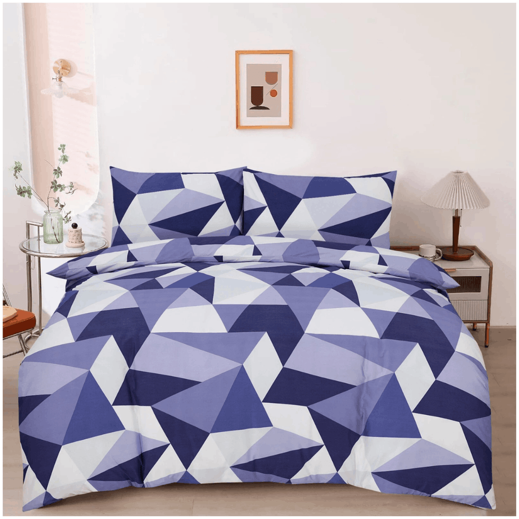 Modern Reversible Printed Duvet Cover Set