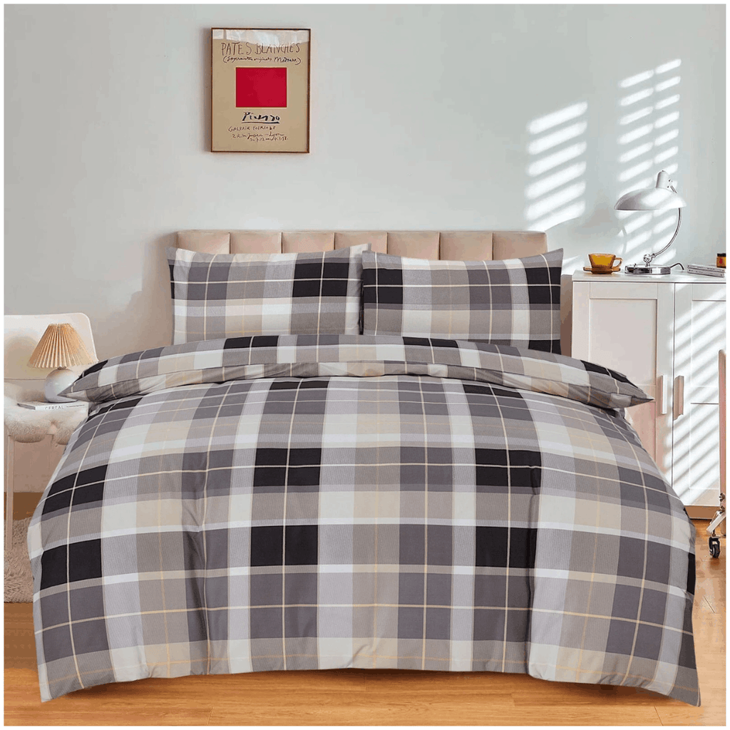 Modern Reversible Printed Duvet Cover Set