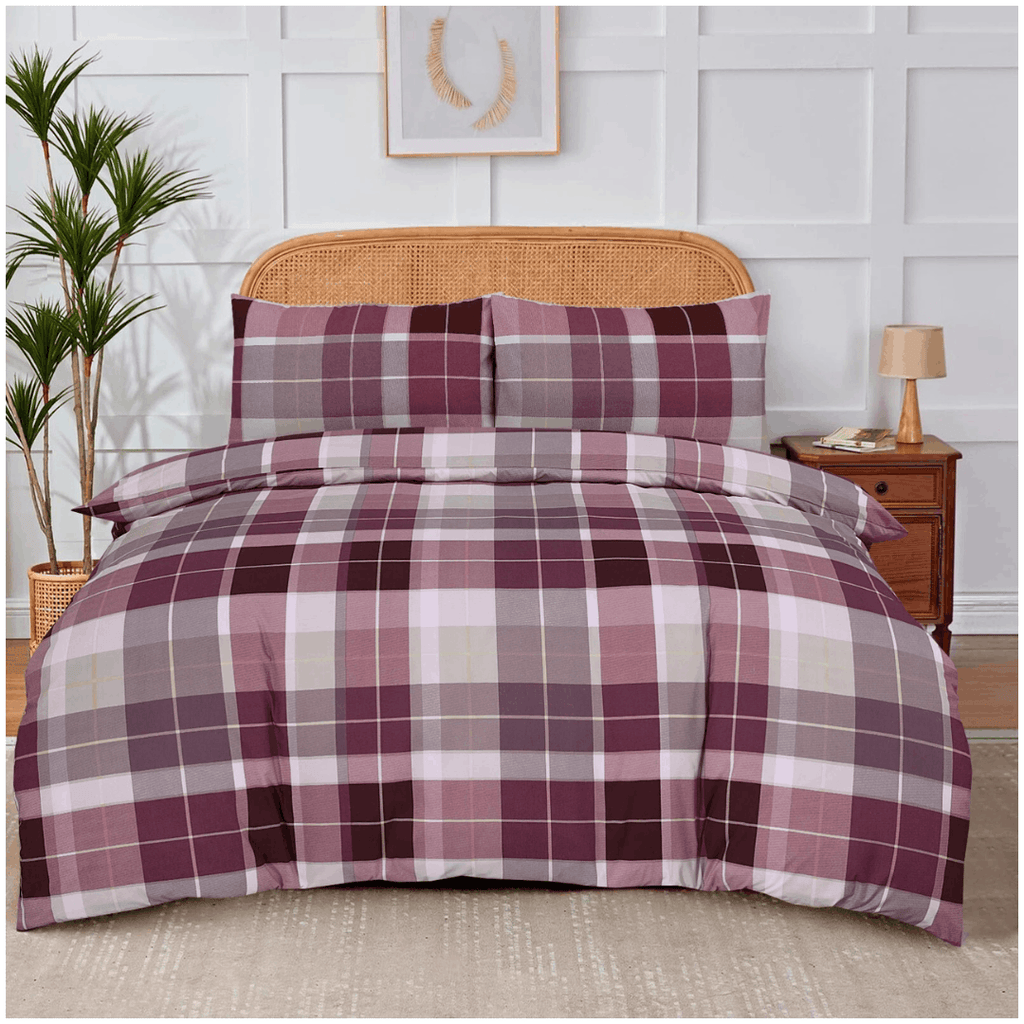 Modern Reversible Printed Duvet Cover Set