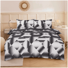 Load image into Gallery viewer, Modern Reversible Printed Duvet Cover Set