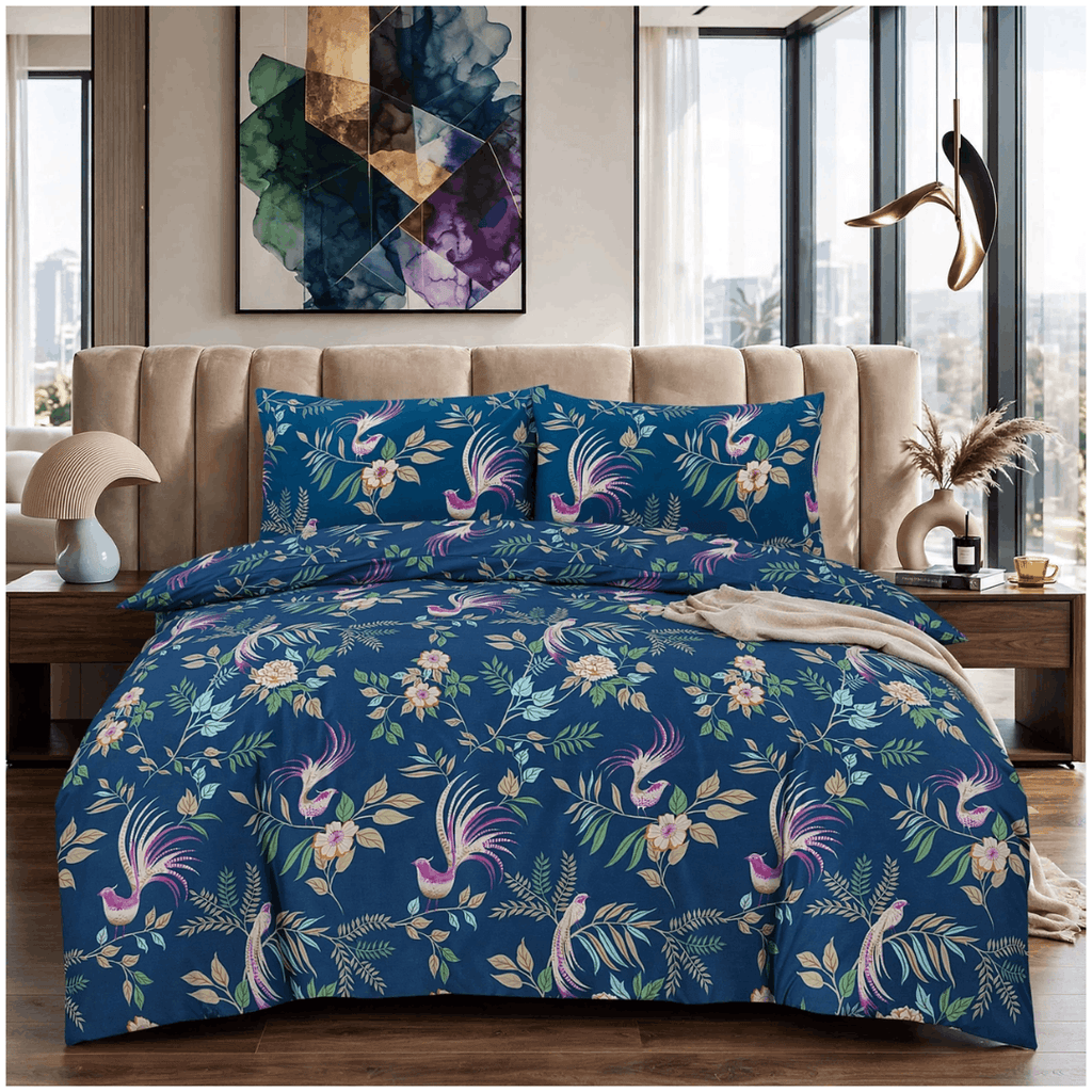 Modern Reversible Printed Duvet Cover Set