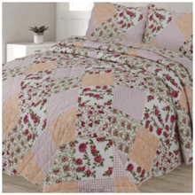Load image into Gallery viewer, Modern Reversible Quilted Bedspread Set