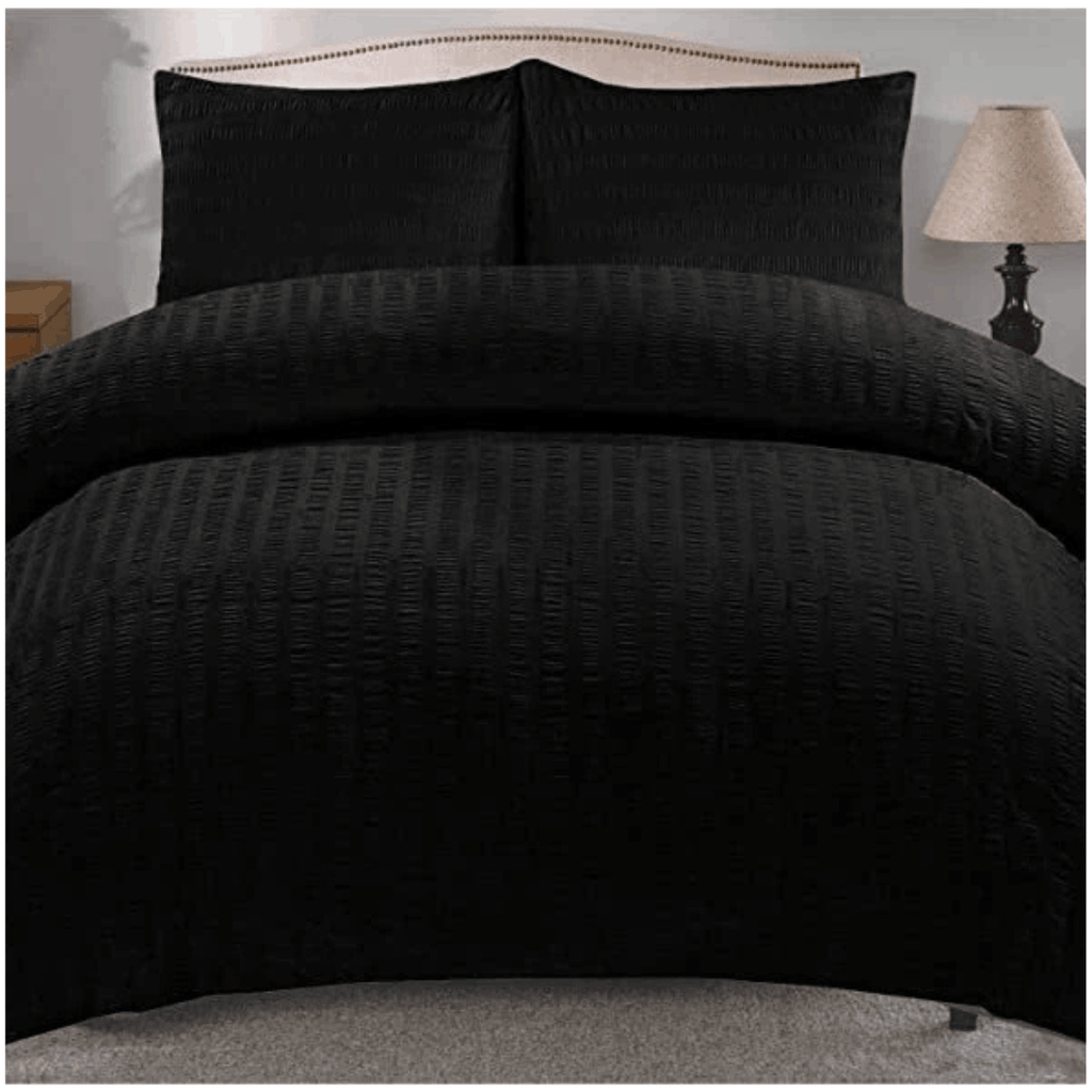 Non Iron Textured Duvet Cover Set