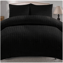 Load image into Gallery viewer, Non Iron Textured Duvet Cover Set