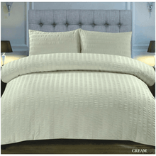 Load image into Gallery viewer, Non Iron Textured Duvet Cover Set