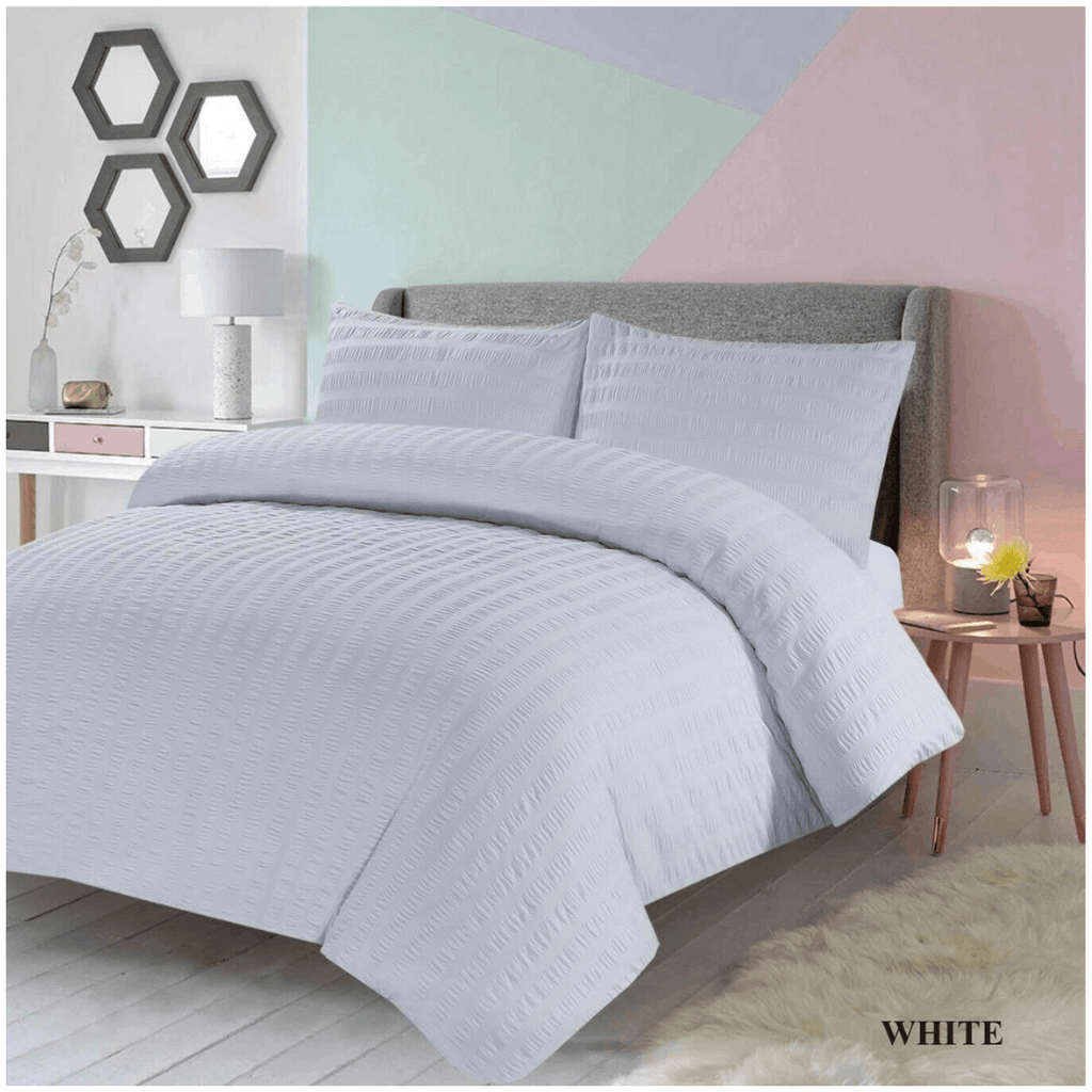 Non Iron Textured Duvet Cover Set