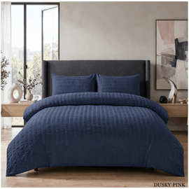 Non Iron Textured Duvet Cover Set