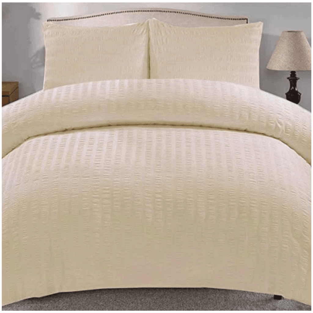 Non Iron Textured Duvet Cover Set