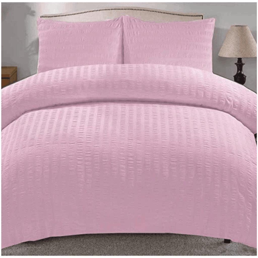 Non Iron Textured Duvet Cover Set
