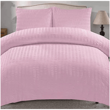 Load image into Gallery viewer, Non Iron Textured Duvet Cover Set