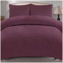Load image into Gallery viewer, Non Iron Textured Duvet Cover Set