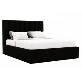 Oslo Plush Velvet Storage Ottoman Bed
