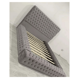 Plush Velvet Tufted Ambassador Bed