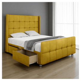 Radiant Velvet Storage Divan Bed