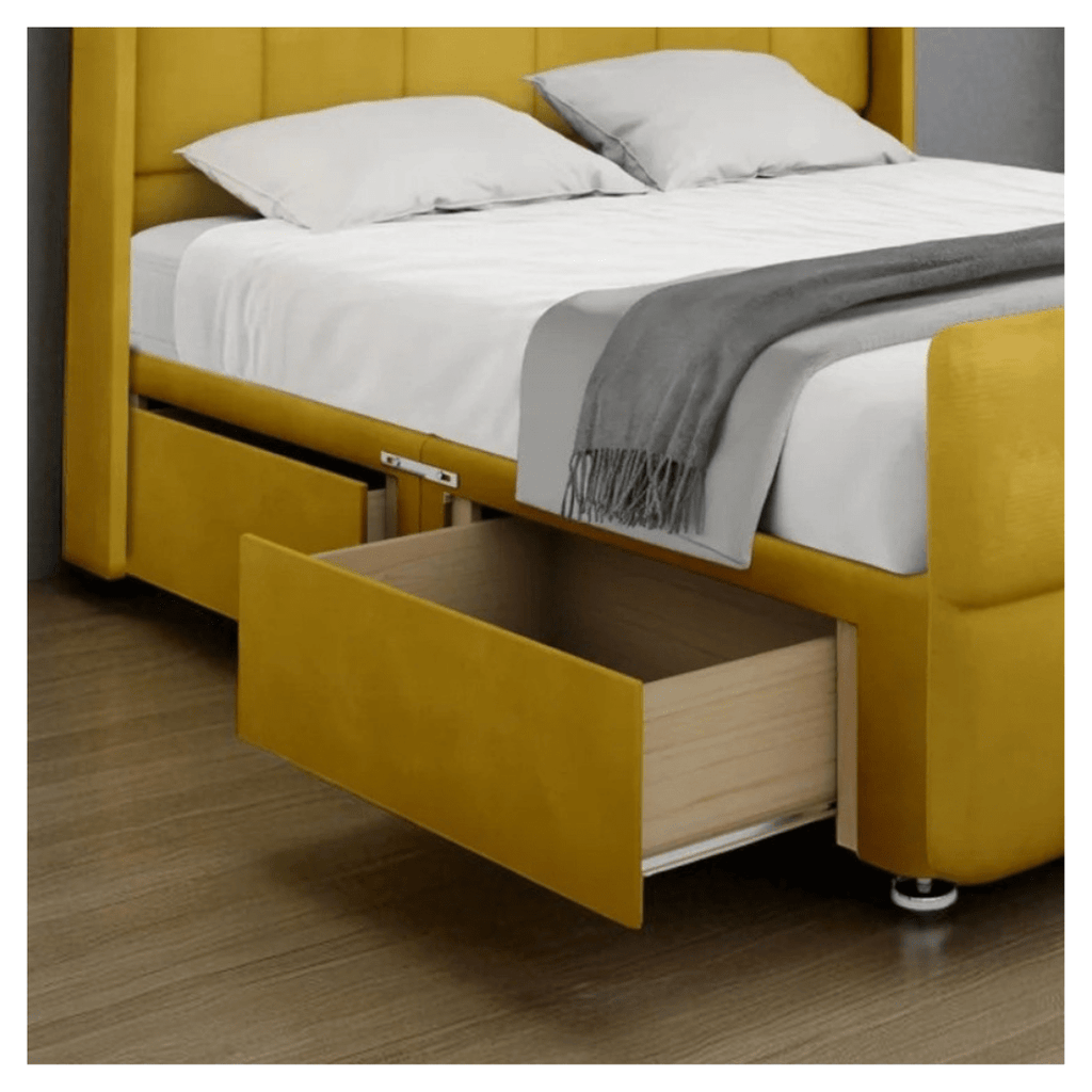 Radiant Velvet Storage Divan Bed